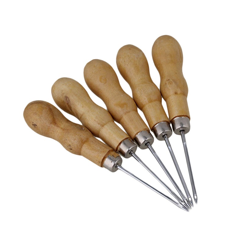 Bstinay 5X Handwork Sewing Awl Stitcher Shoe Repair Tool for Leather DIY Sewing Repair - Image 1